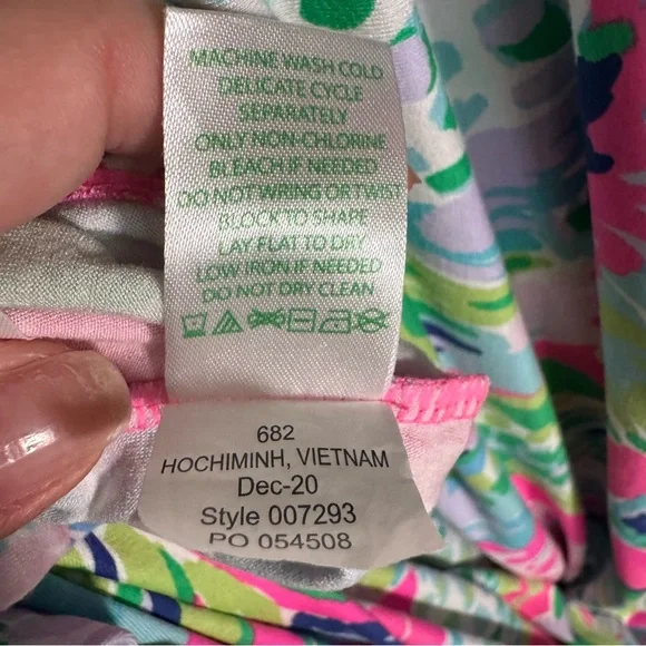 Lilly Pulitzer Tallula Dress Multi Raise The Bar High Neck Maxi Dress Medium - Picture 11 of 13